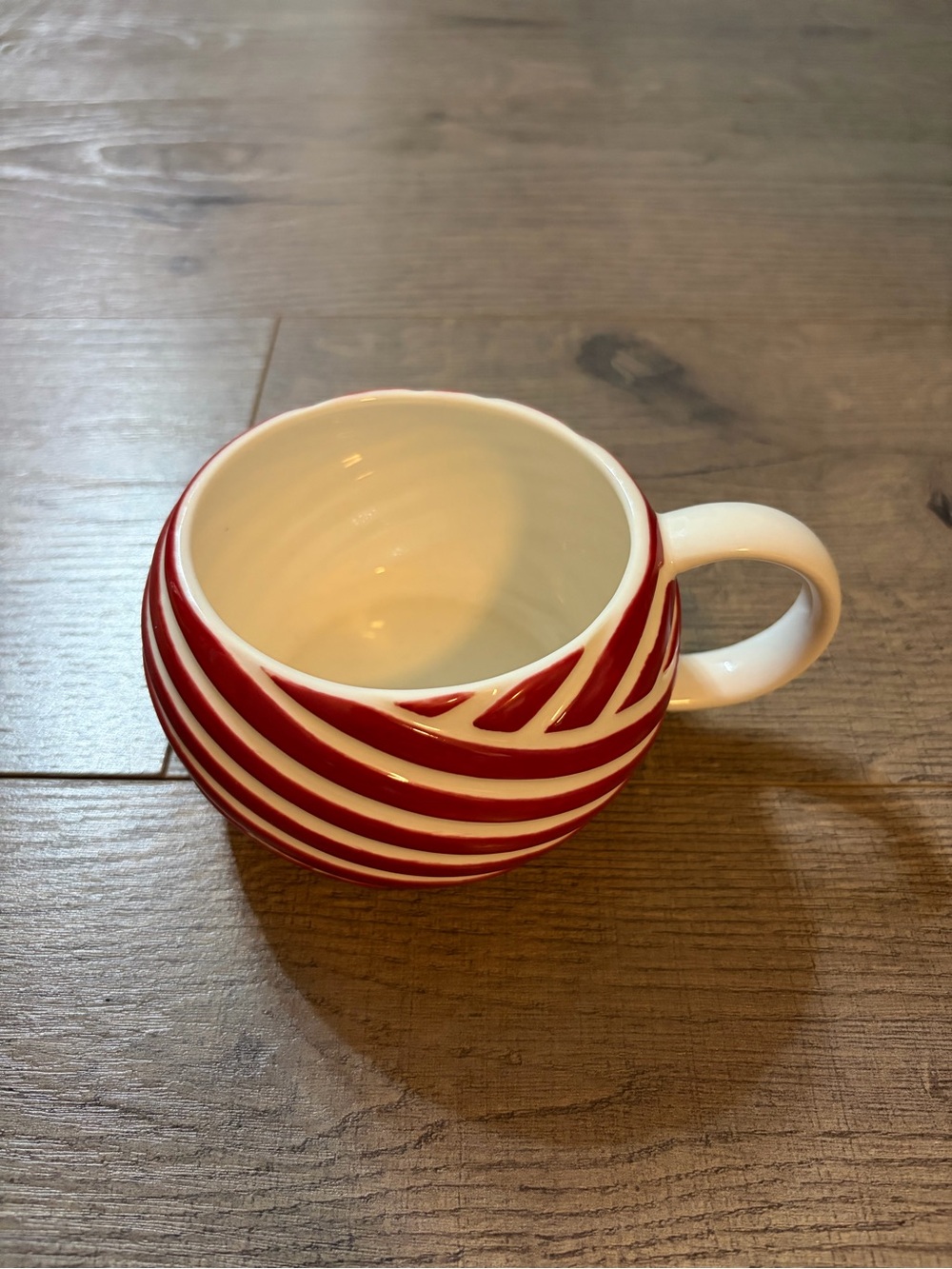 Starbucks Christmas Candy Cane Stripe Mug-2013
